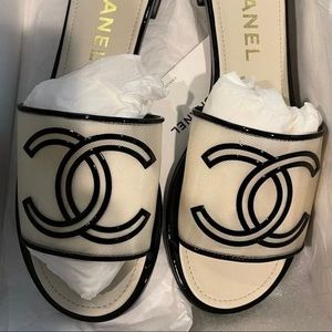 authentic Chanel Icon Womens Sandals